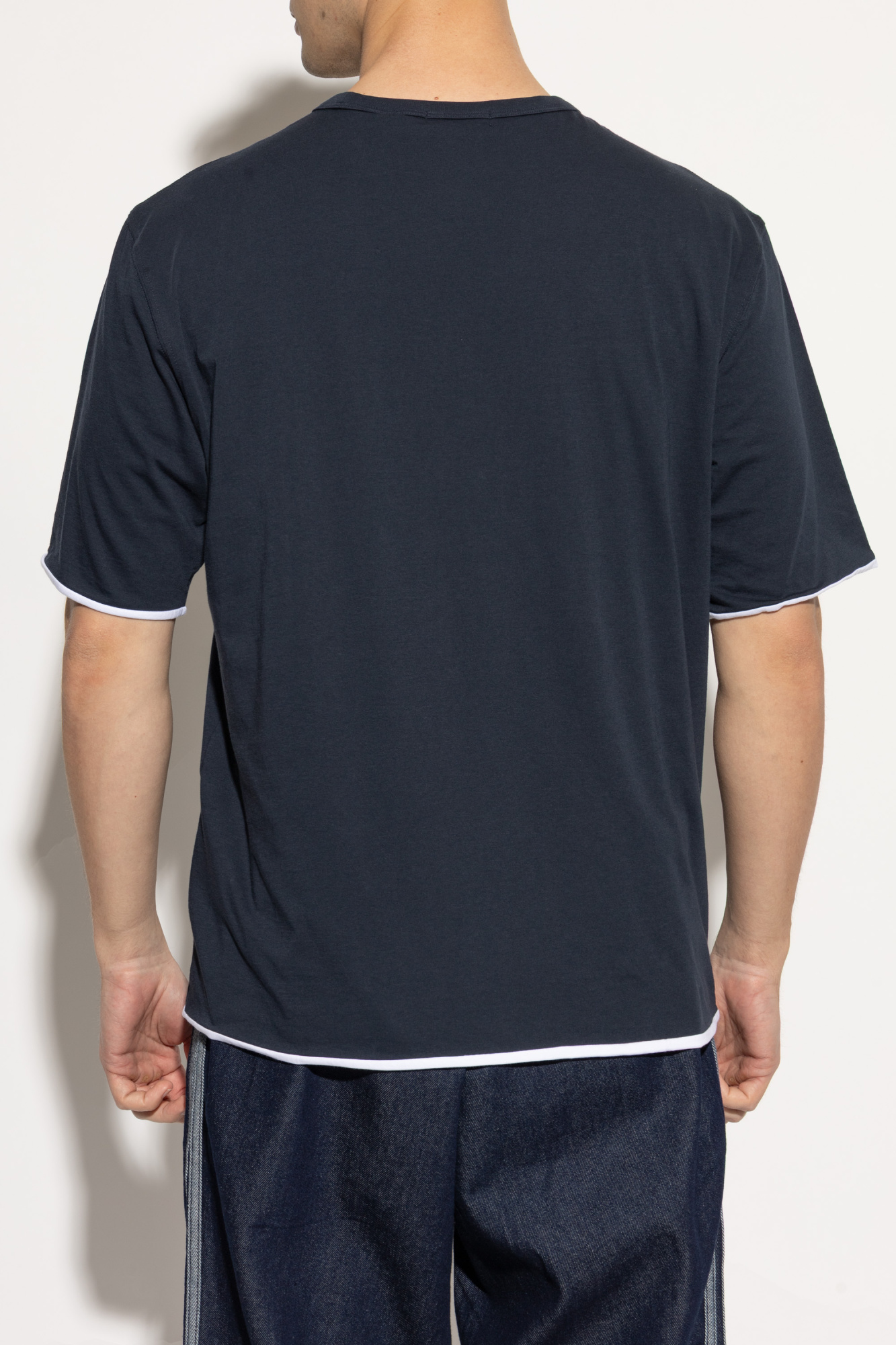 Tシャツ・カットソー D SQUARED2 Midnight blue cotton t-shirt D SQUARED2(ディースクエアード) Tシャツ・カットソー(メンズ